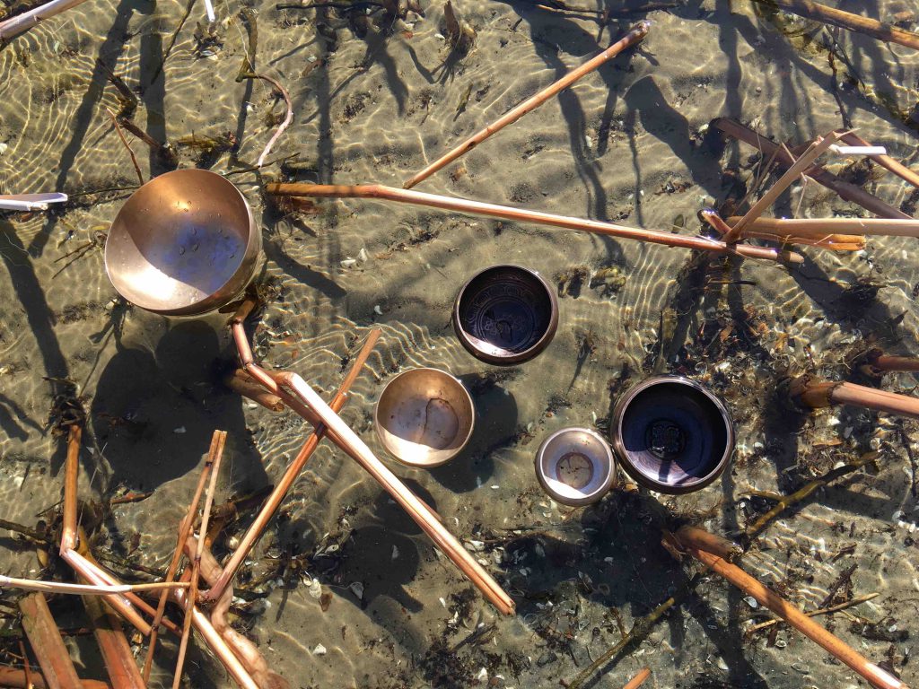 Bowls on water